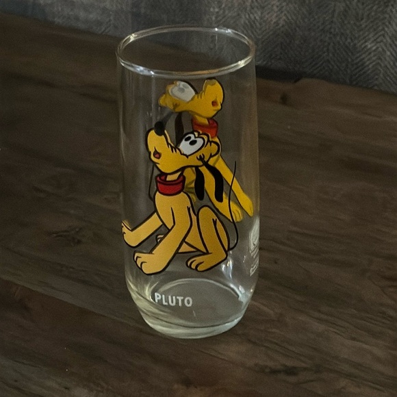 VTG Pepsi/Mickey Mouse/Walt Disney World Themed Drinking Glass Tumbler PLUTO - Picture 7 of 16